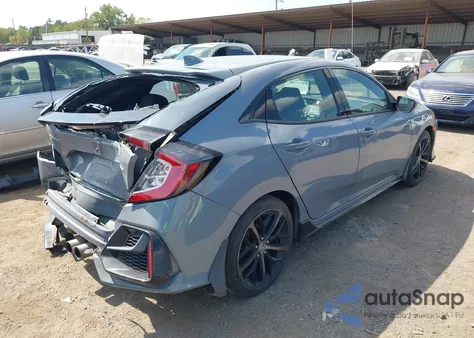 2021 Honda Civic Sport from USA, damaged, VIN SHHFK7H49MU209280